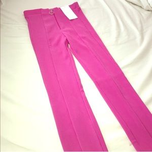 ZARA Hot Pink Pants Size M - New with Tags